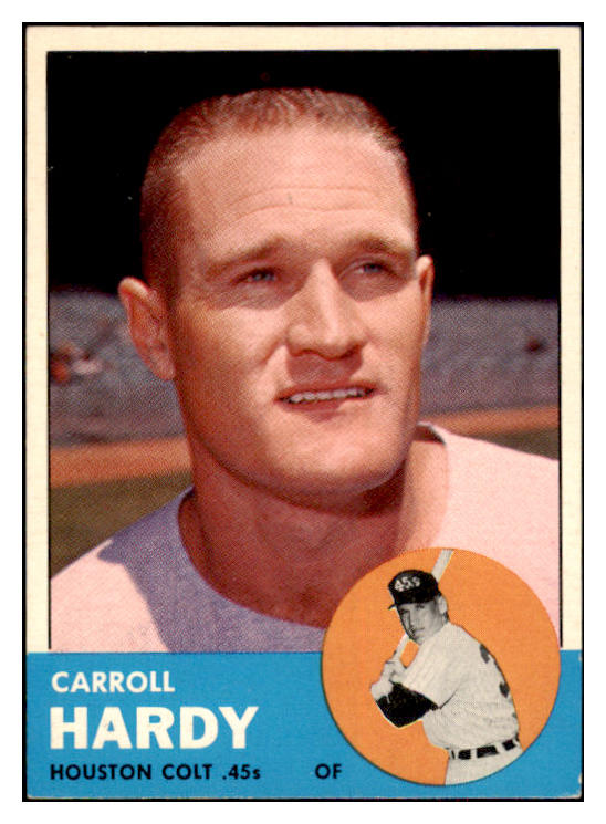 1963 Topps Baseball #468 Carroll Hardy Colt .45s EX-MT 524582