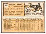 1963 Topps Baseball #468 Carroll Hardy Colt .45s EX-MT 524582