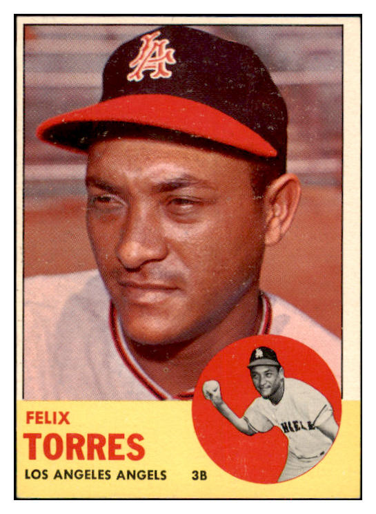 1963 Topps Baseball #482 Felix Torres Angels EX-MT 524587