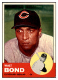 1963 Topps Baseball #493 Walt Bond Indians EX-MT 524593