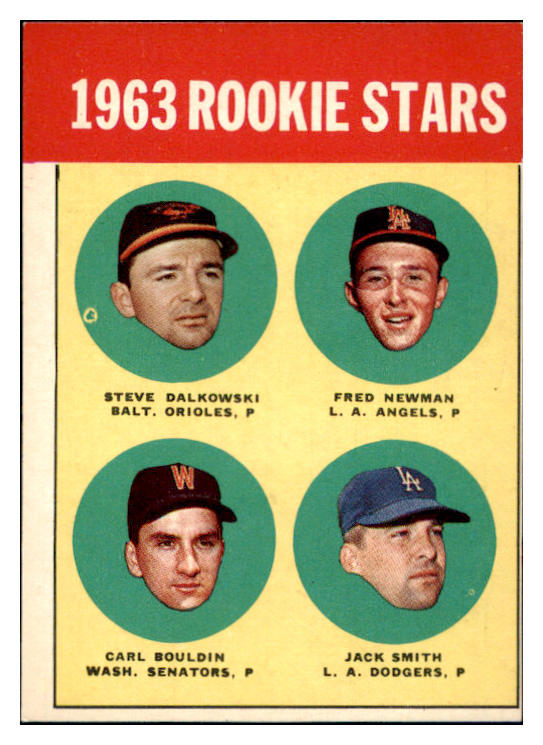 1963 Topps Baseball #496 Steve Dalkowski Orioles EX 524594