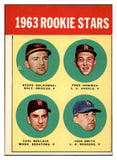 1963 Topps Baseball #496 Steve Dalkowski Orioles EX 524594