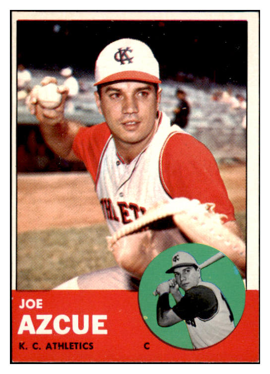 1963 Topps Baseball #501 Joe Azcue A's EX-MT 524596