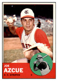 1963 Topps Baseball #501 Joe Azcue A's EX-MT 524596