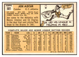 1963 Topps Baseball #501 Joe Azcue A's EX-MT 524596