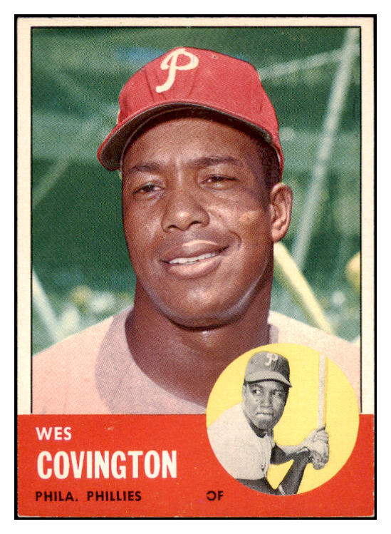 1963 Topps Baseball #529 Wes Covington Phillies EX-MT 524603