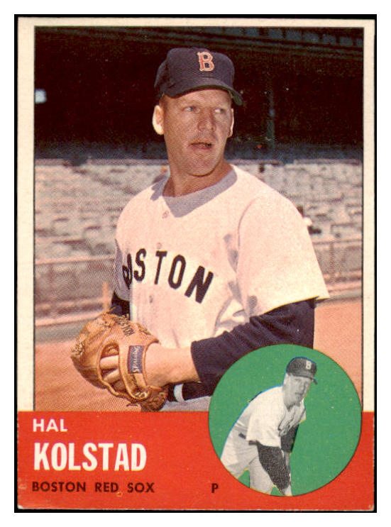 1963 Topps Baseball #574 Hal Kolstad Red Sox EX-MT 524608