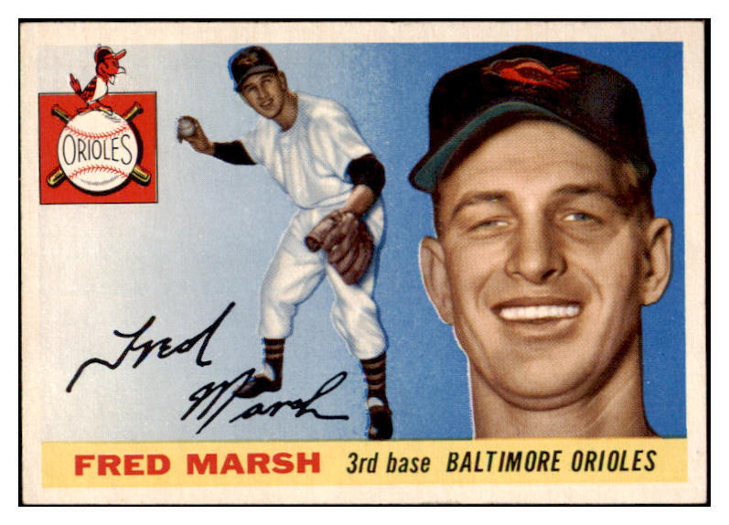 1955 Topps Baseball #013 Fred Marsh Orioles NR-MT 524614