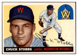 1955 Topps Baseball #041 Chuck Stobbs Senators NR-MT 524628