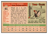 1955 Topps Baseball #041 Chuck Stobbs Senators NR-MT 524628