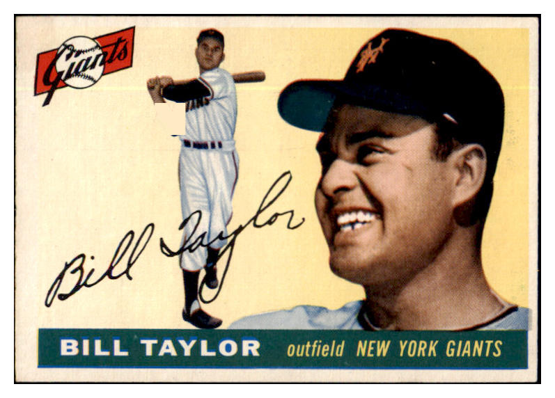 1955 Topps Baseball #053 Bill Taylor Giants NR-MT 524632