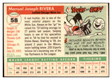 1955 Topps Baseball #058 Jim Rivera White Sox NR-MT 524635