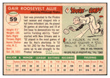 1955 Topps Baseball #059 Gair Allie Pirates NR-MT 524636