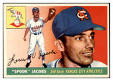 1955 Topps Baseball #061 Spook Jacobs A's NR-MT 524637