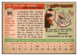1955 Topps Baseball #090 Karl Spooner Dodgers NR-MT 524656