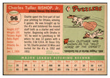 1955 Topps Baseball #096 Charlie Bishop A's NR-MT 524661