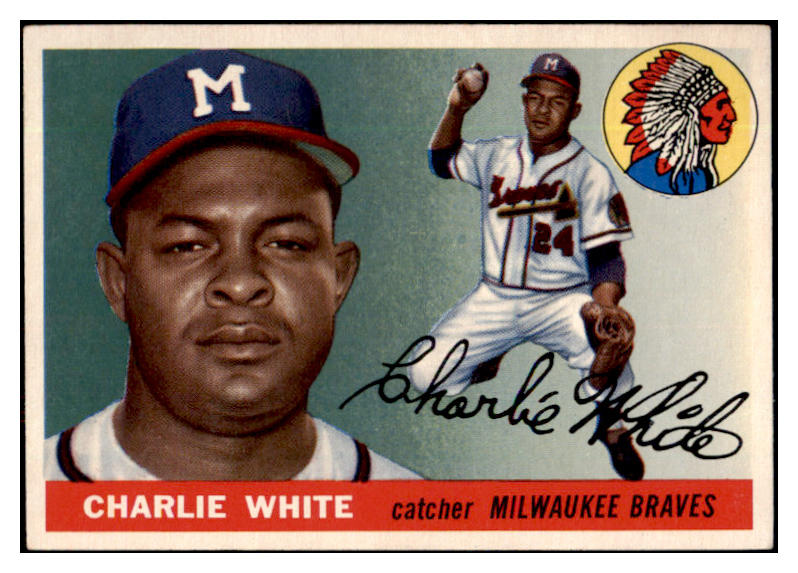 1955 Topps Baseball #103 Charlie White Braves NR-MT 524665