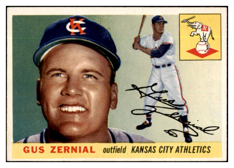 1955 Topps Baseball #110 Gus Zernial A's NR-MT 524670