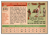 1955 Topps Baseball #111 Bob Milliken Dodgers NR-MT 524671