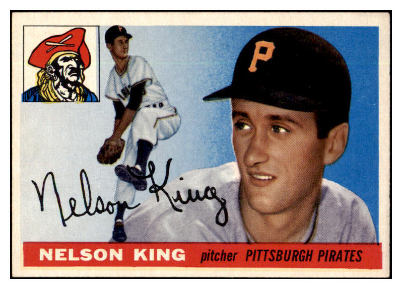 1955 Topps Baseball #112 Nelson King Pirates NR-MT 524672