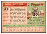 1955 Topps Baseball #112 Nelson King Pirates NR-MT 524672