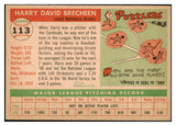 1955 Topps Baseball #113 Harry Brecheen Orioles NR-MT 524673