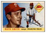 1955 Topps Baseball #130 Mayo Smith Phillies NR-MT 524680