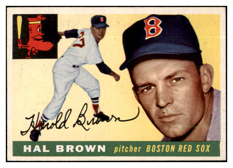 1955 Topps Baseball #148 Hal Brown Red Sox NR-MT 524688