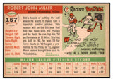 1955 Topps Baseball #157 Bob Miller Phillies NR-MT 524693