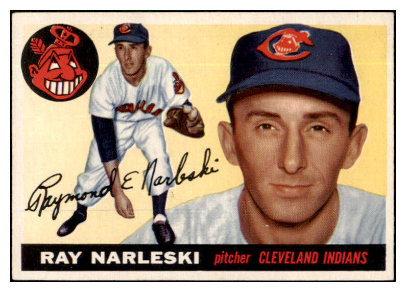 1955 Topps Baseball #160 Ray Narleski Indians NR-MT 524696