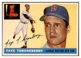 1955 Topps Baseball #163 Faye Throneberry Red Sox NR-MT 524699