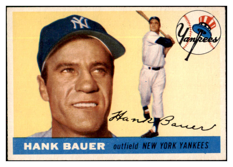 1955 Topps Baseball #166 Hank Bauer Yankees NR-MT 524700