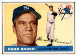 1955 Topps Baseball #166 Hank Bauer Yankees NR-MT 524700