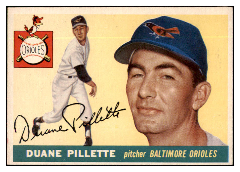 1955 Topps Baseball #168 Duane Pillette Orioles NR-MT 524702