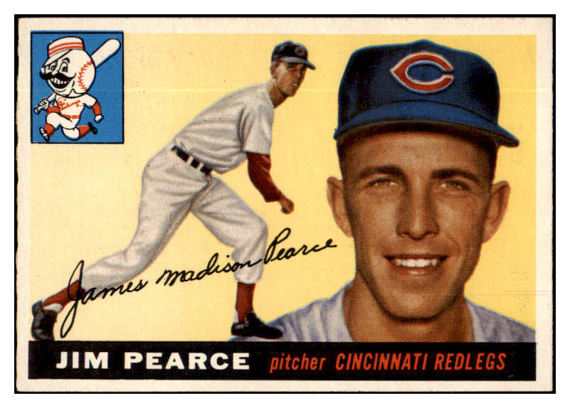 1955 Topps Baseball #170 Jim Pearce Reds NR-MT 524704