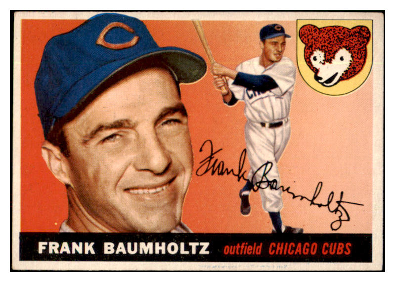 1955 Topps Baseball #172 Frank Baumholtz Cubs NR-MT 524706