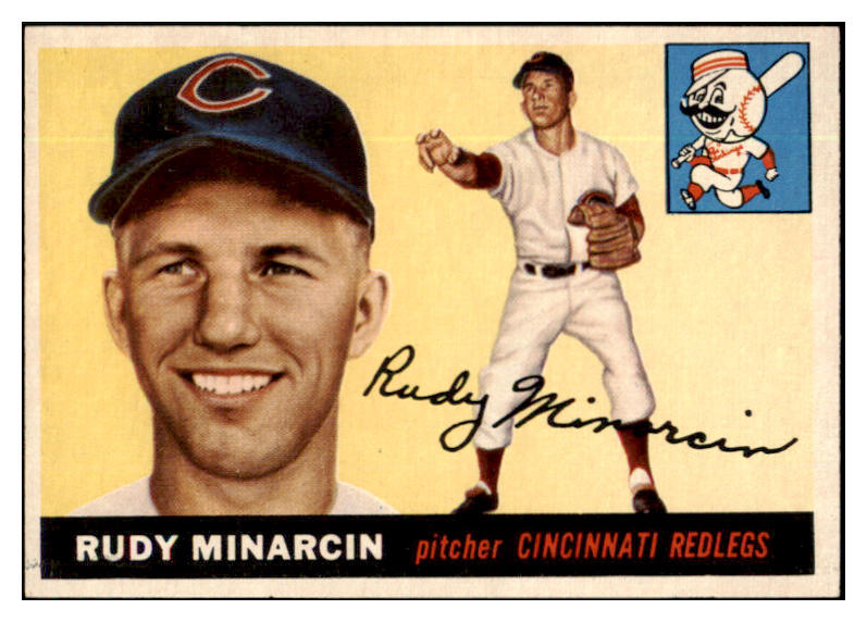 1955 Topps Baseball #174 Rudy Minarcin Reds NR-MT 524708