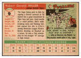 1955 Topps Baseball #009 Bob Miller Tigers EX-MT 524730