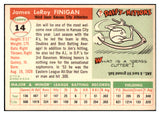 1955 Topps Baseball #014 Jim Finigan A's EX-MT 524732