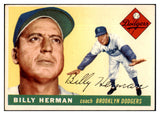 1955 Topps Baseball #019 Billy Herman Dodgers EX-MT 524734