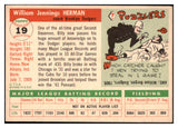 1955 Topps Baseball #019 Billy Herman Dodgers EX-MT 524734