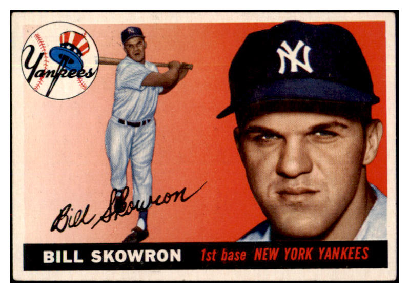 1955 Topps Baseball #022 Bill Skowron Yankees EX-MT 524736