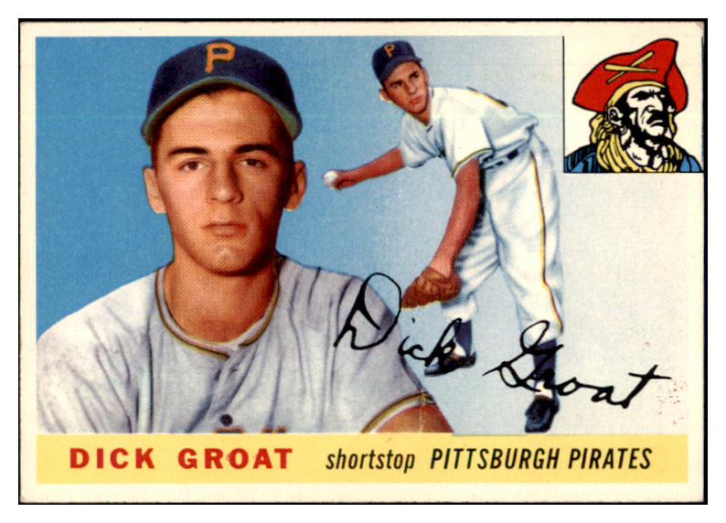 1955 Topps Baseball #026 Dick Groat Pirates EX-MT 524738
