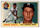 1955 Topps Baseball #035 Dave Jolly Braves EX-MT 524740