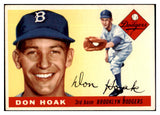 1955 Topps Baseball #040 Don Hoak Dodgers EX-MT 524742