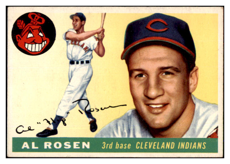 1955 Topps Baseball #070 Al Rosen Indians EX-MT 524750