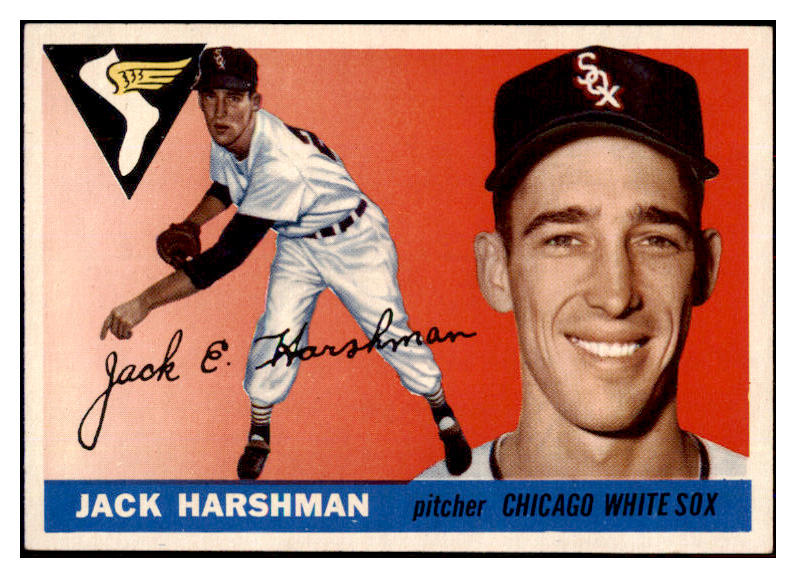 1955 Topps Baseball #104 Jack Harshman White Sox EX-MT 524759