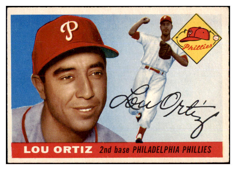 1955 Topps Baseball #114 Lou Ortiz Phillies EX-MT 524760