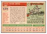 1955 Topps Baseball #114 Lou Ortiz Phillies EX-MT 524760