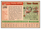 1955 Topps Baseball #128 Ted Lepcio Red Sox EX-MT 524764